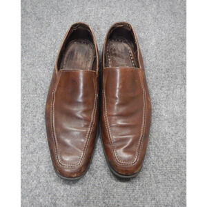 Allen Edmonds Men's Bucktown Slip-On Dress Loafers US Sz‎ 10 D Brown Leather USA